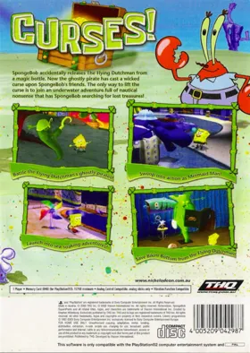Nickelodeon SpongeBob SquarePants - Revenge of the Flying Dutchman box cover back